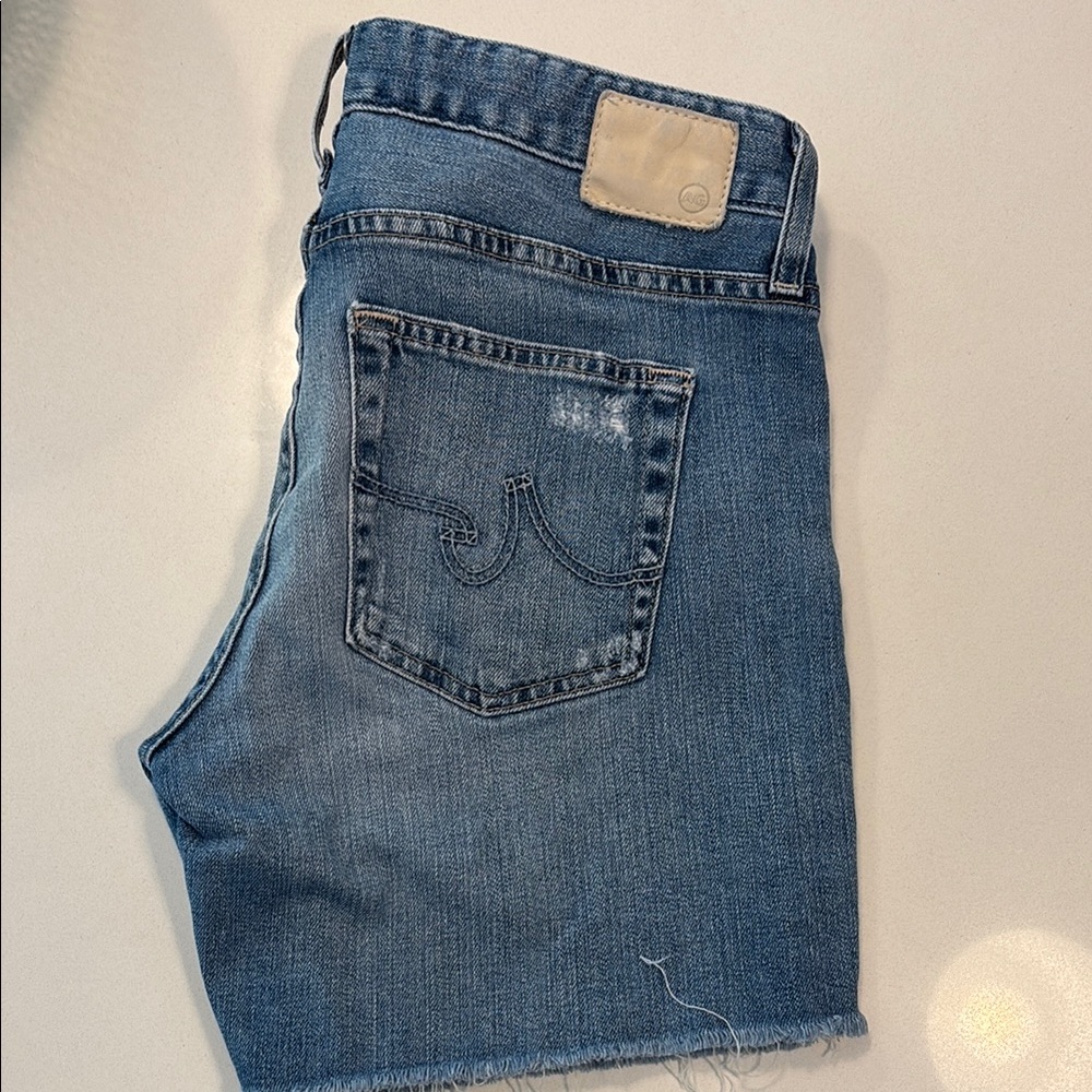 AG ADRIANO GOLDSHMIED BECKE JEAN SHORTS